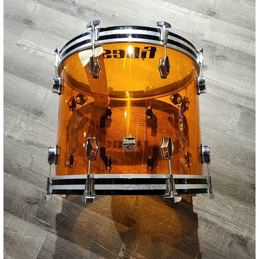 Used Fibes 4pc Austin Era Acrylic Drum Set Amber