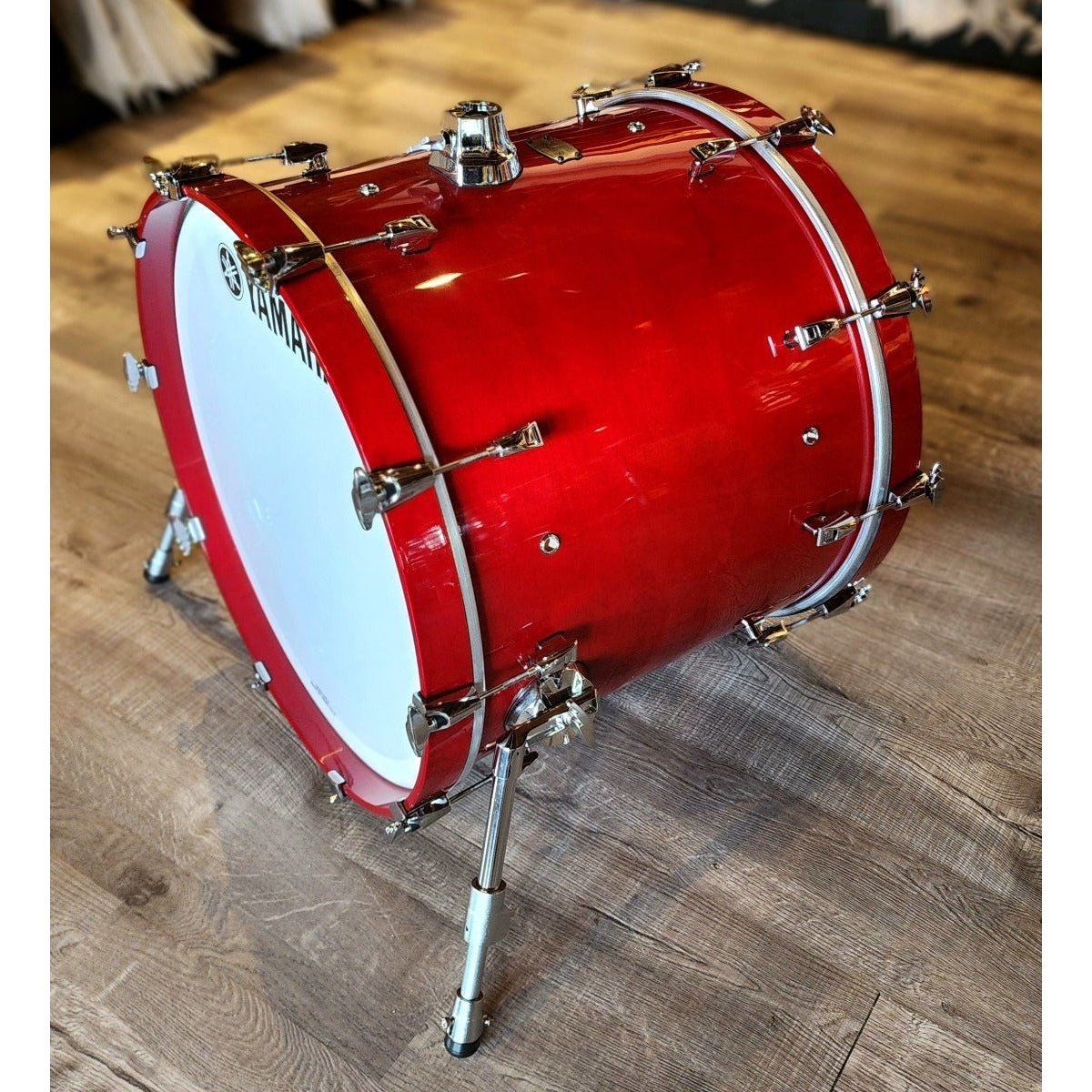 Yamaha Absolute Hybrid Bass Drum 22x18 Red Autumn Scratch-N-Dent