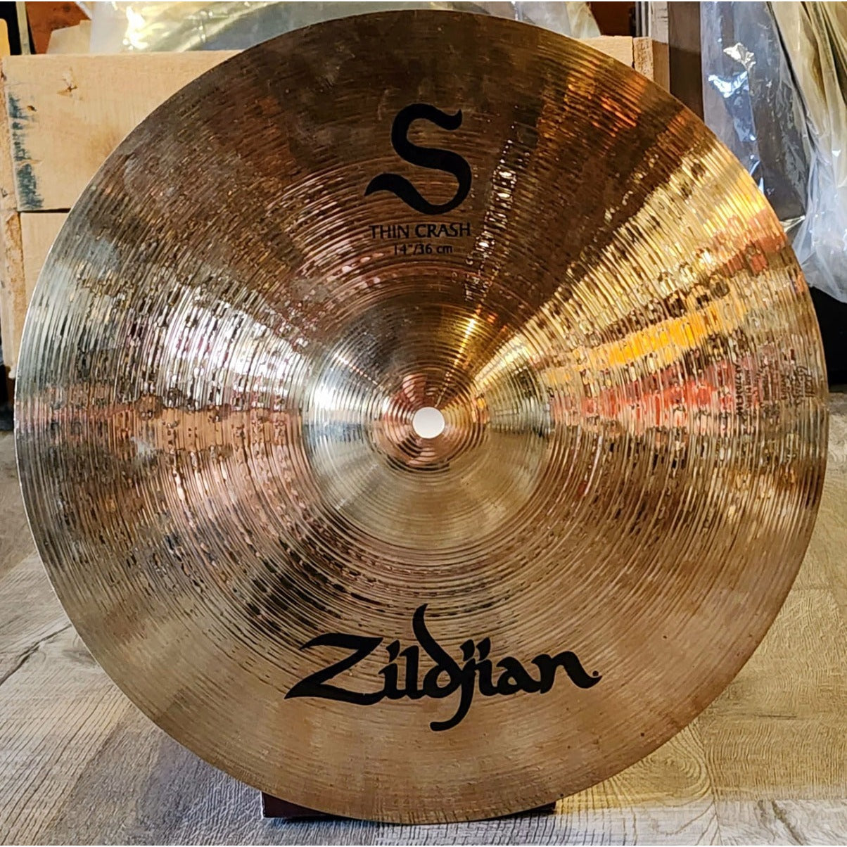 Used Zildjian S Thin Crash Cymbal 14"