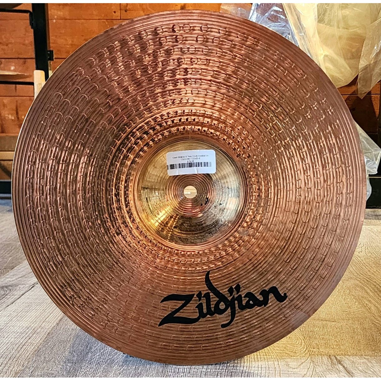 Used Zildjian S Thin Crash Cymbal 14"