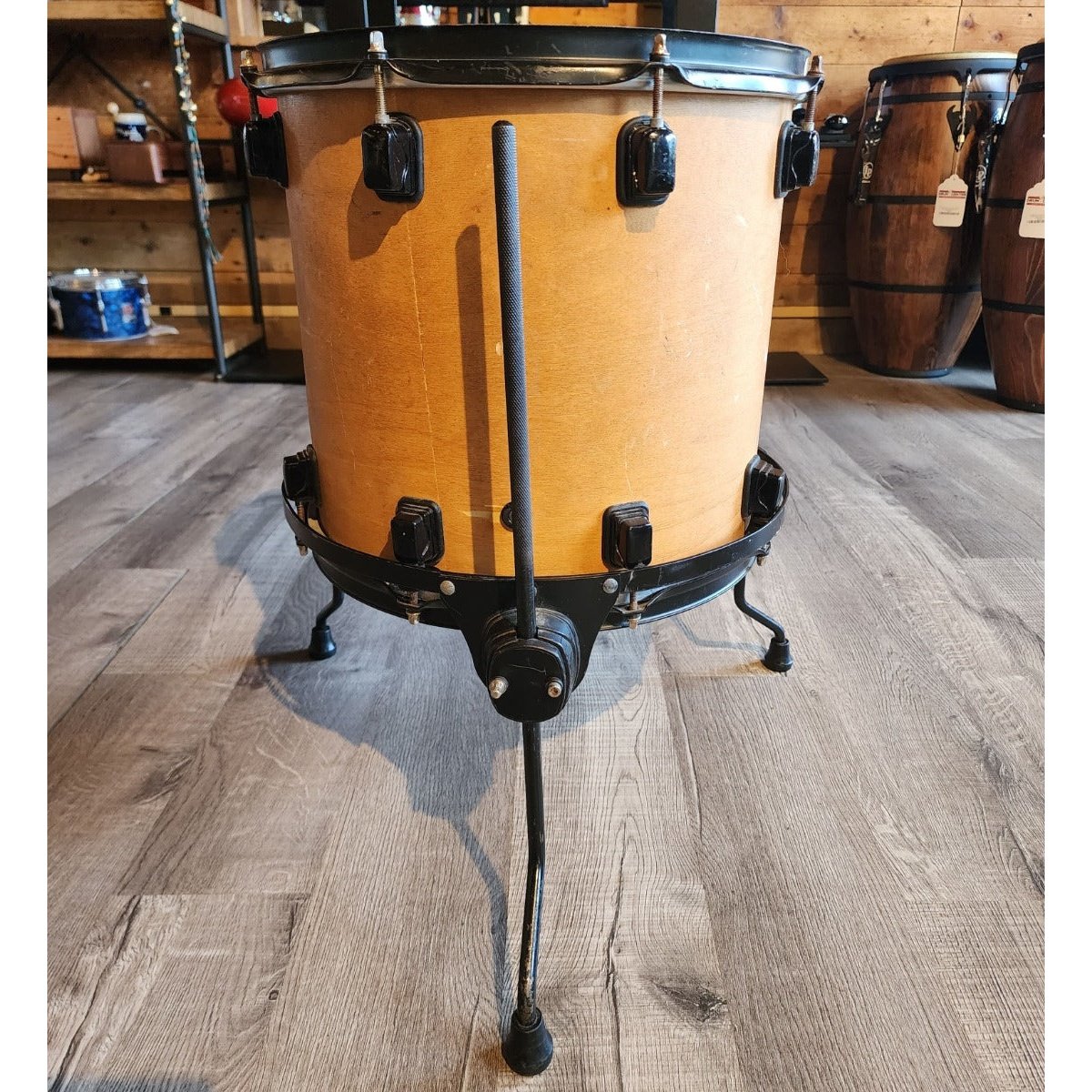 Used RMV Bapeva Floor Tom 14x13 Natural w/Black Hardware