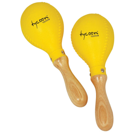 Tycoon Percussion Yellow Plastic Maracas