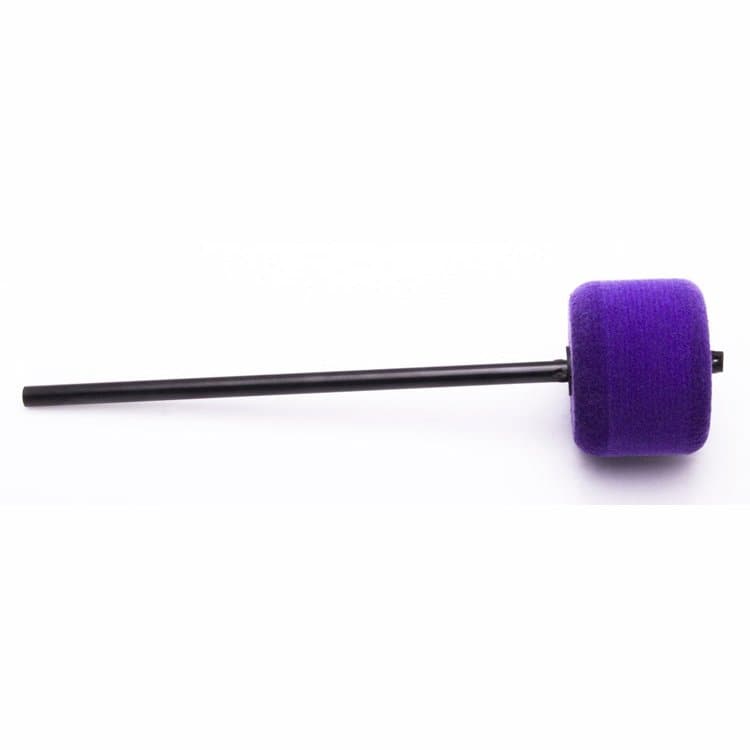 Danmar Purple Felt Bass Drum Beater, Black Shaft