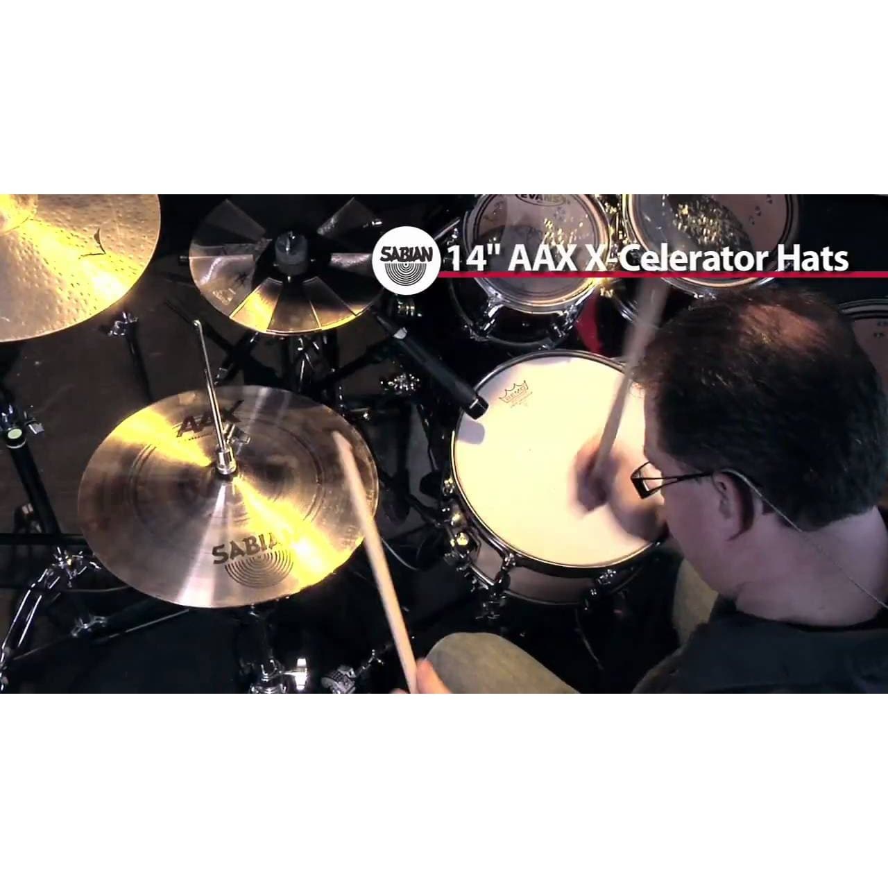 Sabian AAX X-Celerator Hi Hat Cymbals 14"