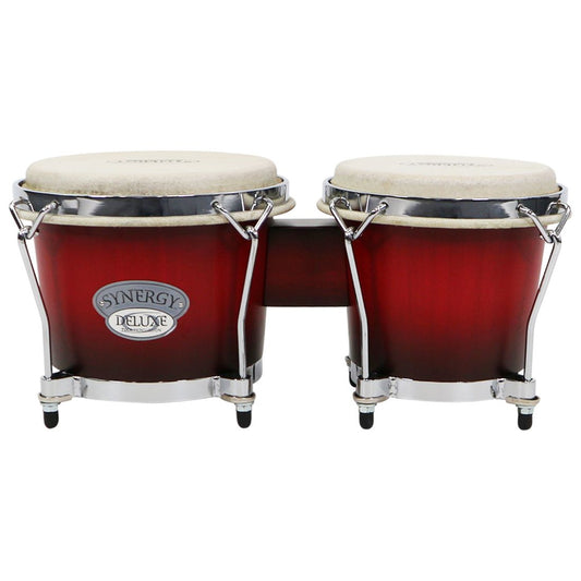 Toca Synergy Deluxe Bongos Matte Wine Burst