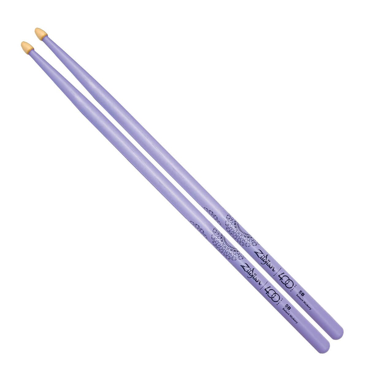 Zildjian Limited Edition 400th Anniversary Drum Sticks 5B Acorn Purple