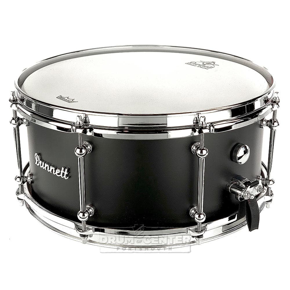 Dunnett Classic Titanium Snare Drum 13x6.5 Matte Black