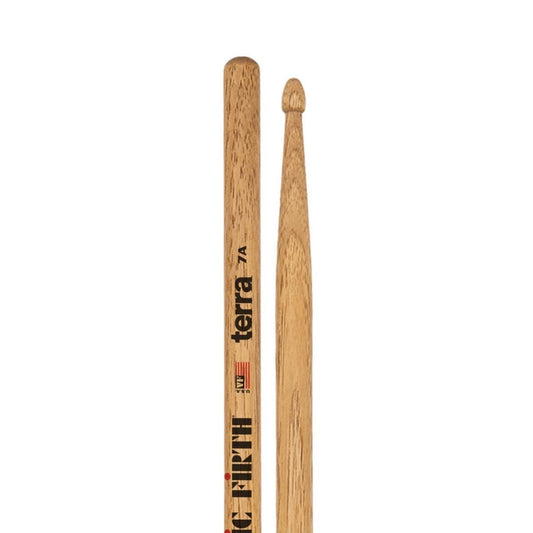 Vic Firth American Classic 7AT Terra Series Drumsticks, Wood Tip