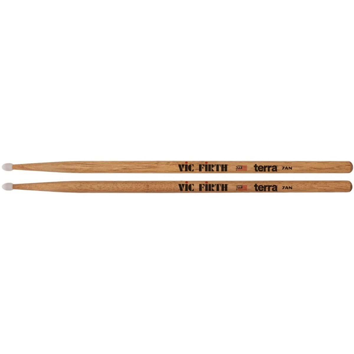 Vic Firth American Classic 7ATN Terra Series Drumsticks, Nylon Tip