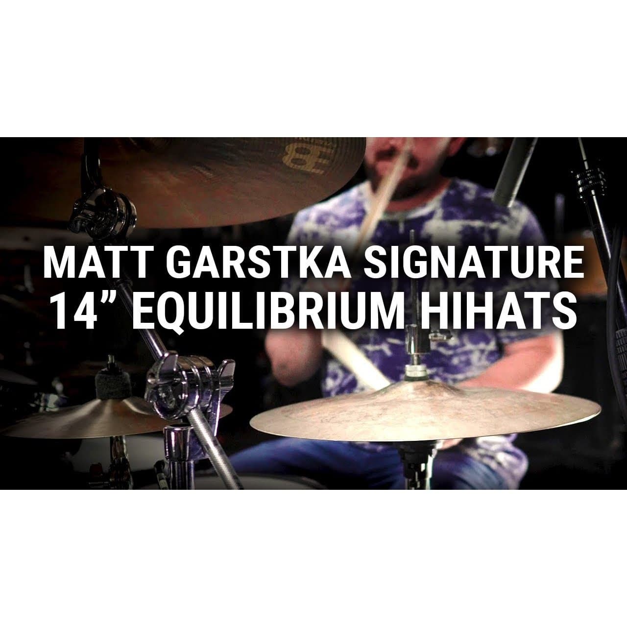 Meinl Byzance Matt Garstka Equilibrium Hi Hat Cymbals 14"