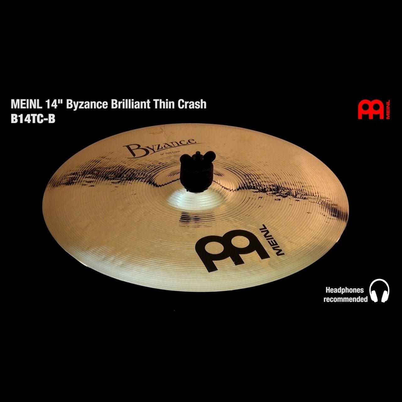 Meinl Byzance Brilliant Thin Crash Cymbal 14