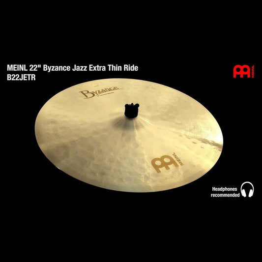 Meinl Byzance Jazz Extra Thin Ride Cymbal 22"