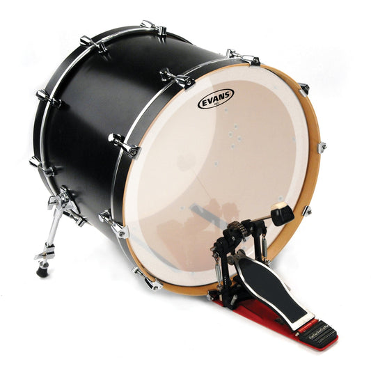 Evans EQ3 Frosted Bass Drum Head, 24 Inch