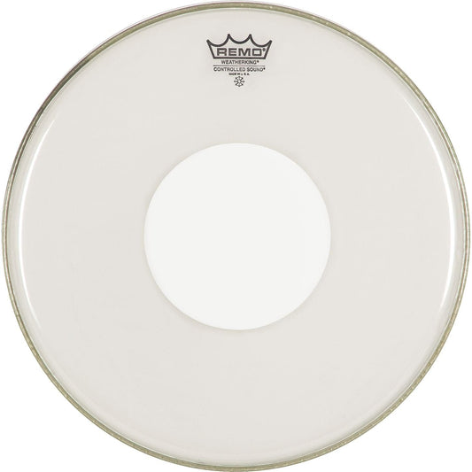 Remo Smooth White Controlled Sound 18 Inch Drum Head : White Dot On Top