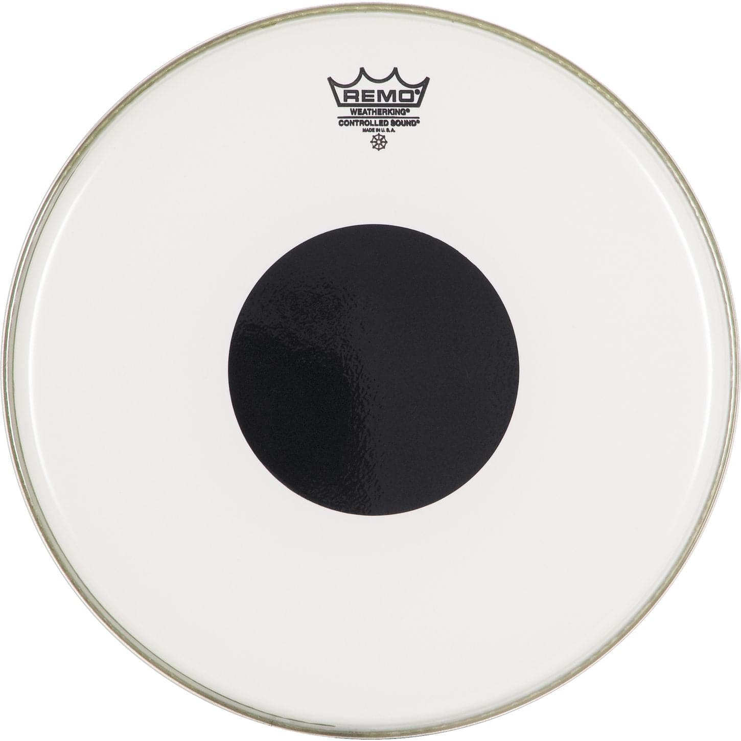 Remo Clear Controlled Sound 13 Inch Drum Head w/Black Dot On Top