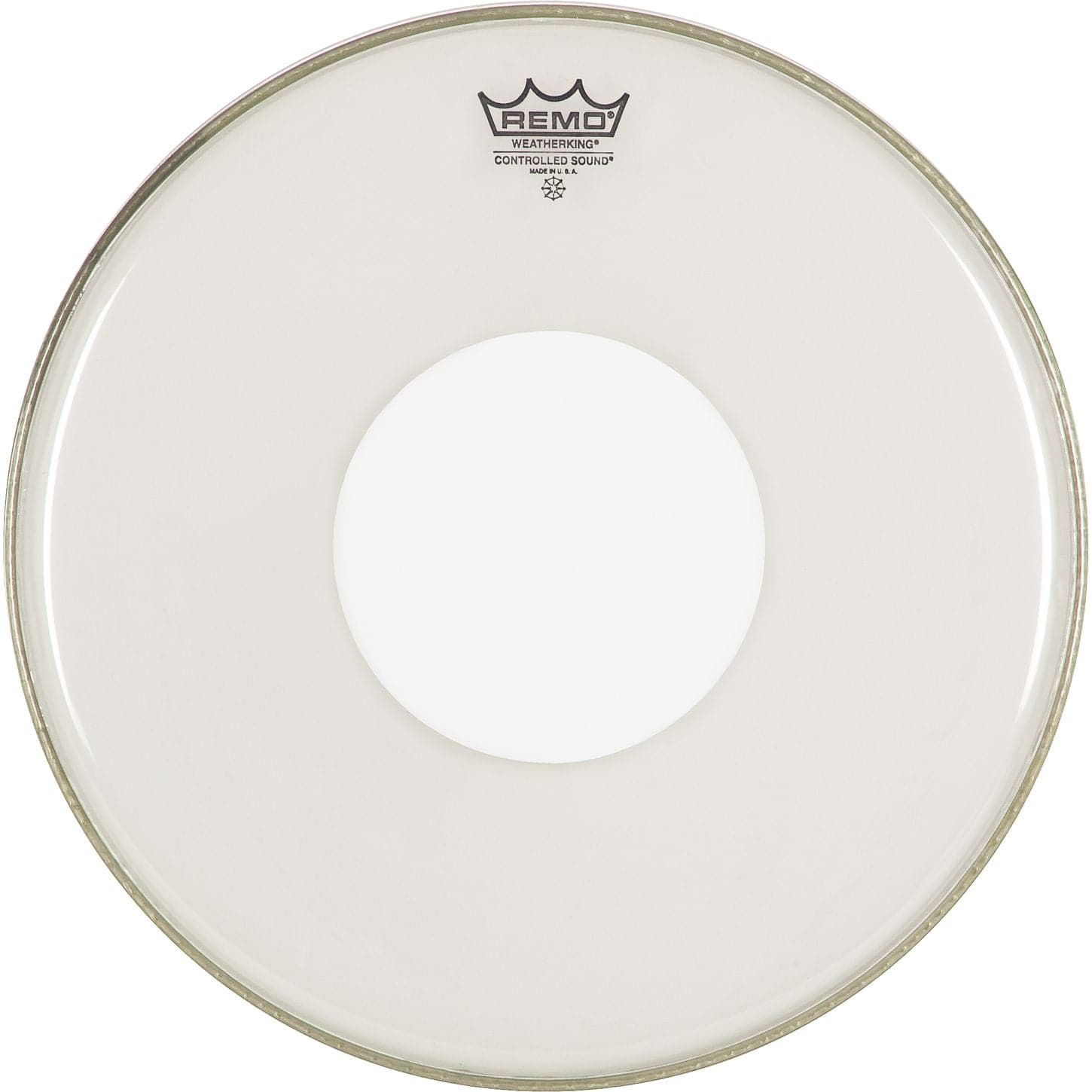 Remo Clear Controlled Sound 18 Inch Bass Drum Head : White Dot On Top