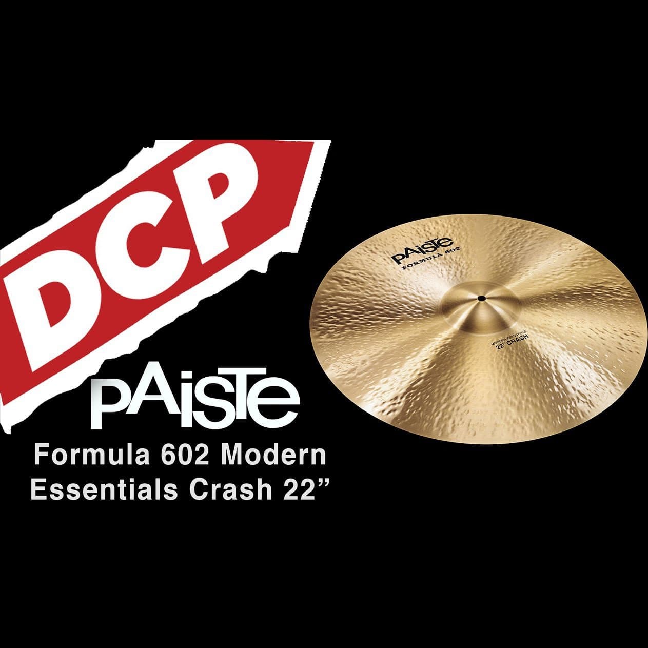 Paiste Formula 602 Modern Essentials Crash Cymbal 22"