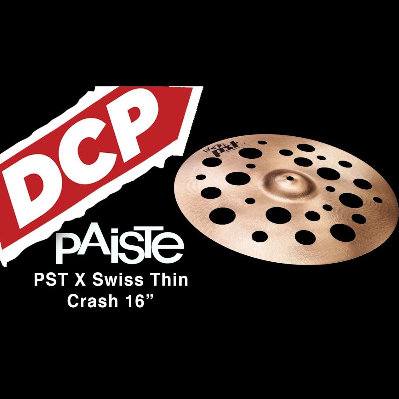 Paiste PSTX Swiss Thin Crash Cymbal 16"