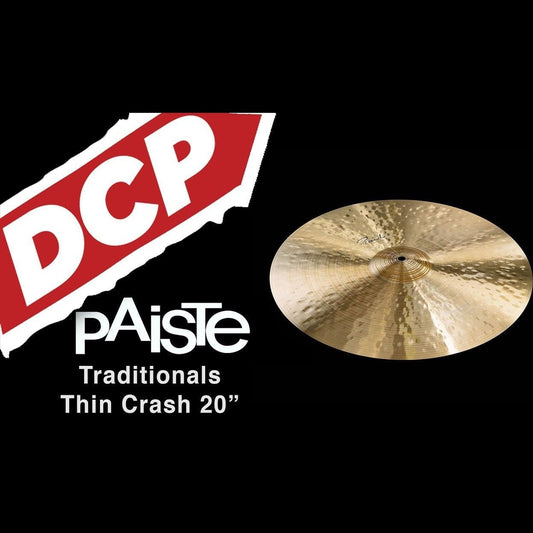 Paiste Signature Traditionals Thin Crash Cymbal 20"