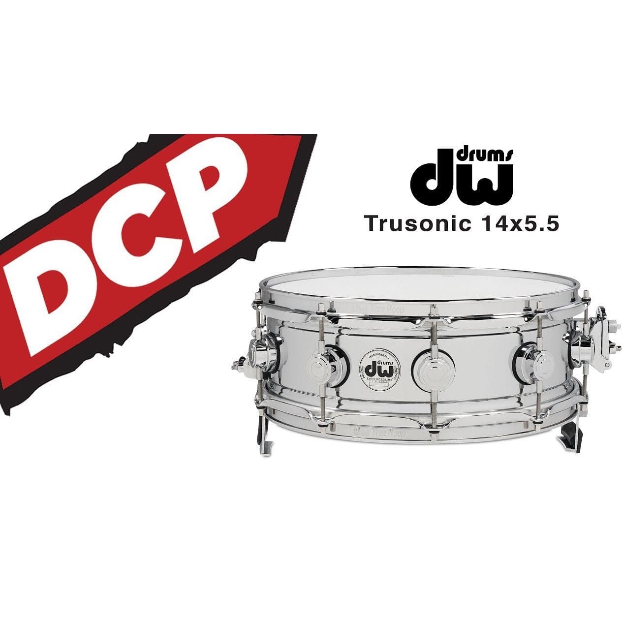 DW Collectors True Sonic Snare Drum 14x5 Chrome Hardware