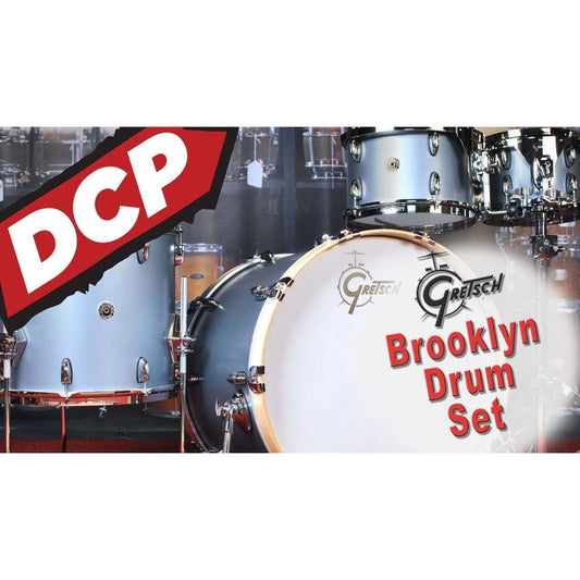 Gretsch Brooklyn 3pc Rock Drum Set Abalone