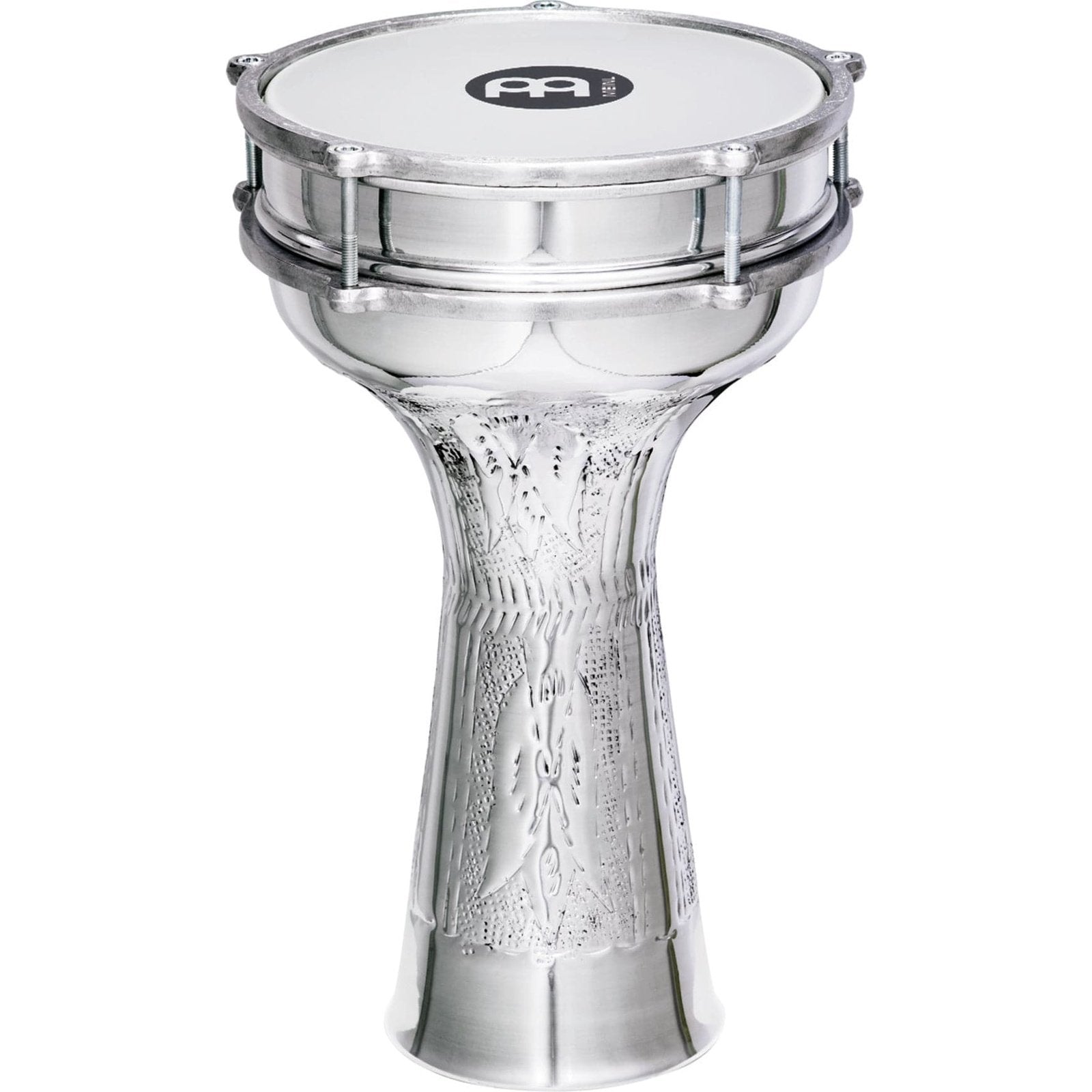 Meinl Aluminum Jingle Darbuka Hand Hammered 8"x14.5" With Built in Jingles