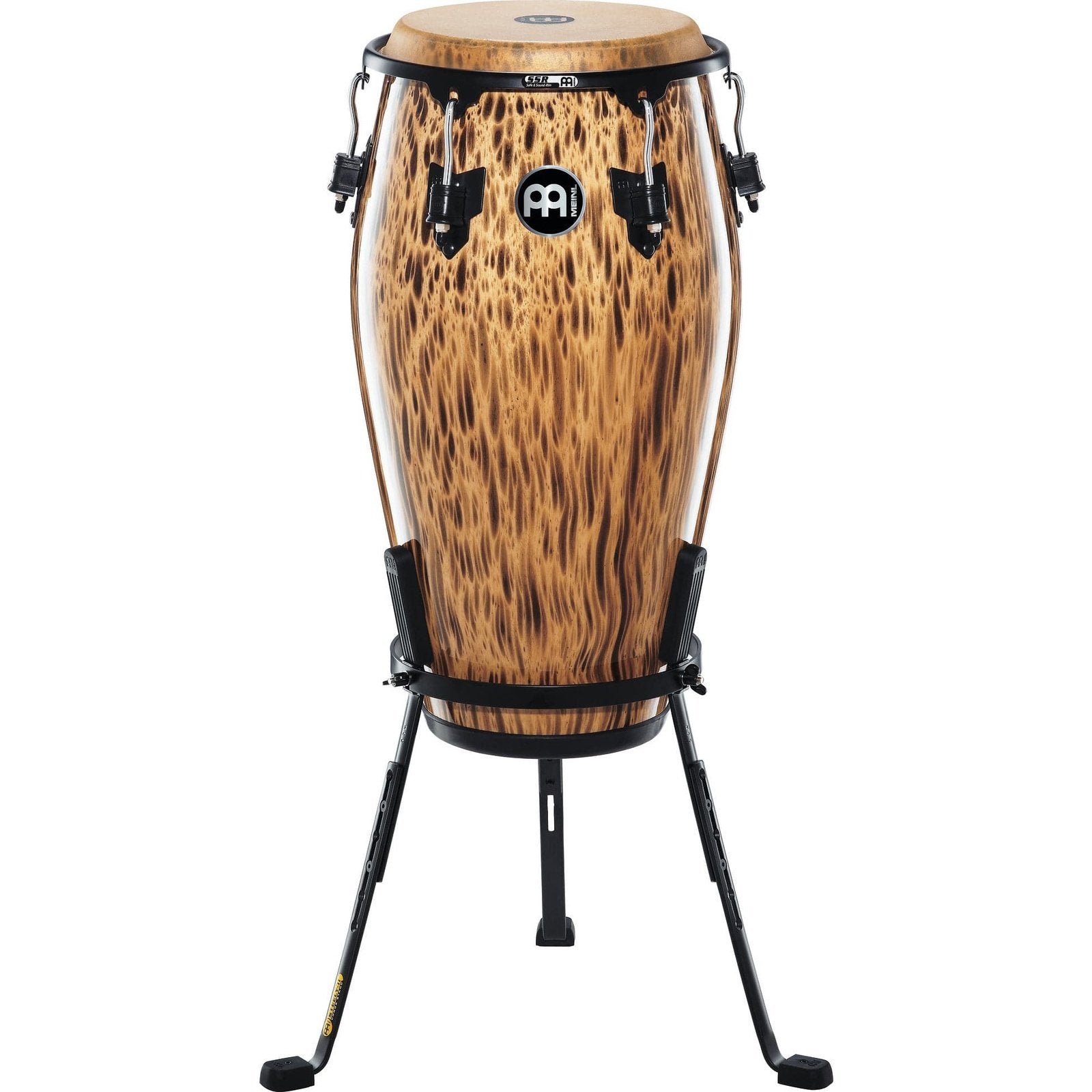 Meinl Marathon Designer Series 11 3/4 Conga, Incl. Steely II Stand Leopard Burl