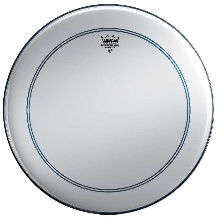 Remo Coated Powerstroke P3 28 Inch Bass Drum Head : 2.5 Impact Patch