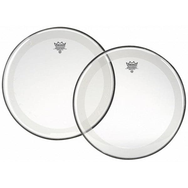 Remo Clear Powerstroke P4 22 Inch Bass Drum Head : With Impact Patch