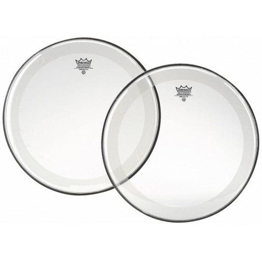 Remo Clear Powerstroke P4 22 Inch Bass Drum Head : With Impact Patch
