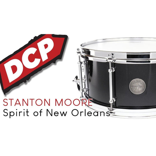 Stanton Moore Spirit of New Orleans Titanium Snare Drum 14x6.5 Galactic Black