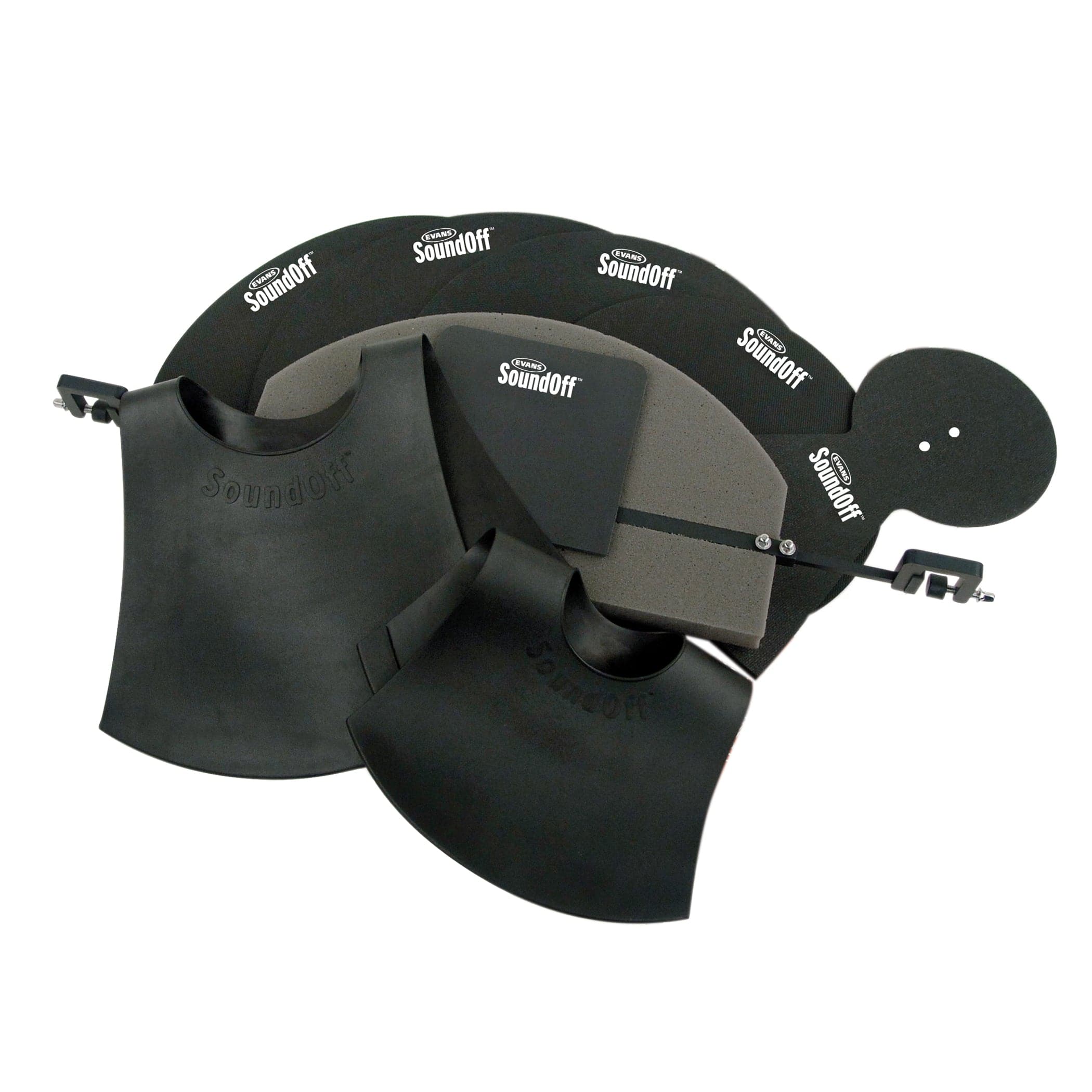 Evans SoundOff Drum/Cymbal Mute Box Set, Fusion Sizes
