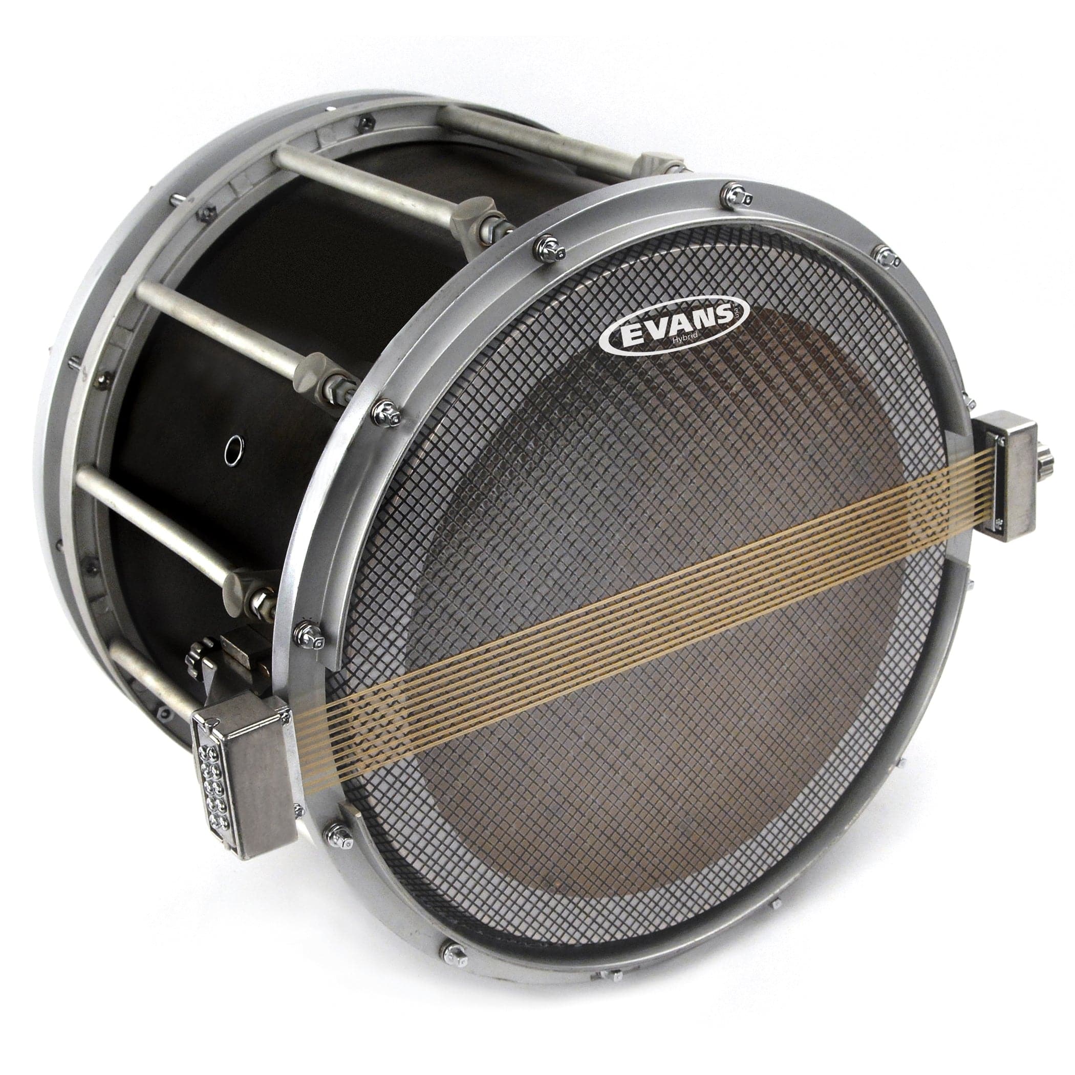 Evans Hybrid Series Marching Snare Side Drum Head, 14 Inch