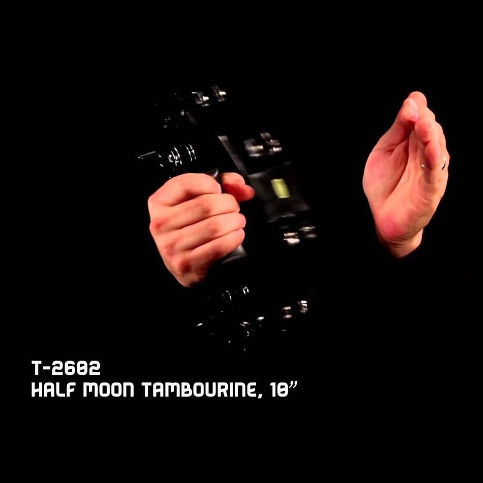 Toca Half Moon Tambourine, 10