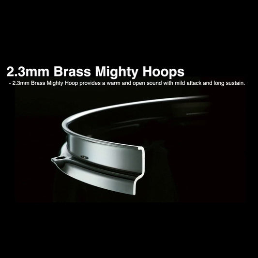 Tama MFB14S10N Brass Flanged Hoop Snare Side 14" 10-Lug Nickel Plated
