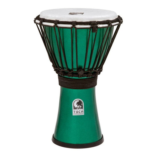 Toca Freestyle Colorsound 7 Djembe, Metallic Green