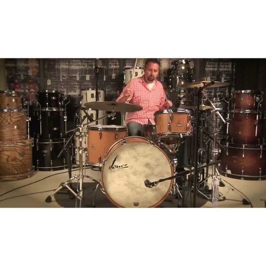Sonor Vintage 3pc Drum Set 20/12/14 w/ Mount Black Slate