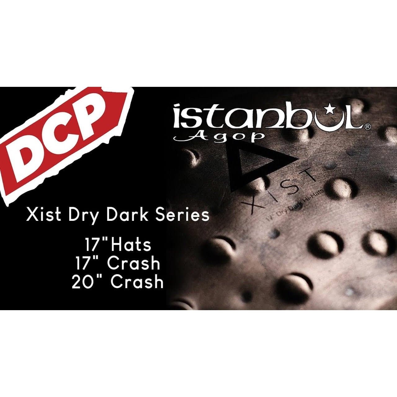 Istanbul Agop Xist Dry Dark Crash Cymbal 20"