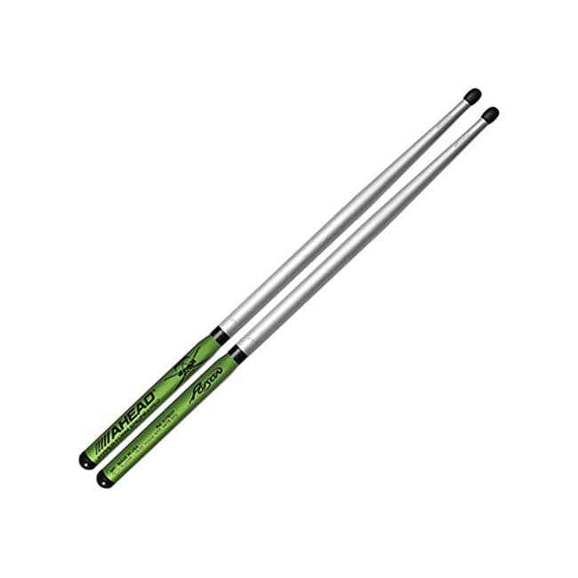 Ahead Rikki Rockett Poison Hybrid Drum Sticks w/Green Handles