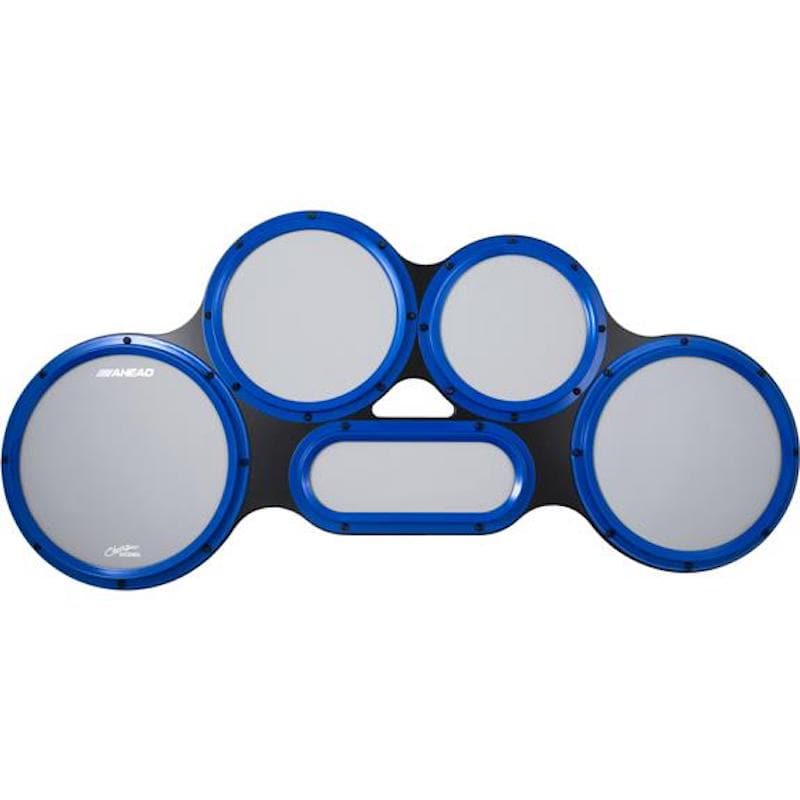 Ahead AHCTPG Chavez Tenor Practice Pads with Gray Heads & Blue S-Hoops
