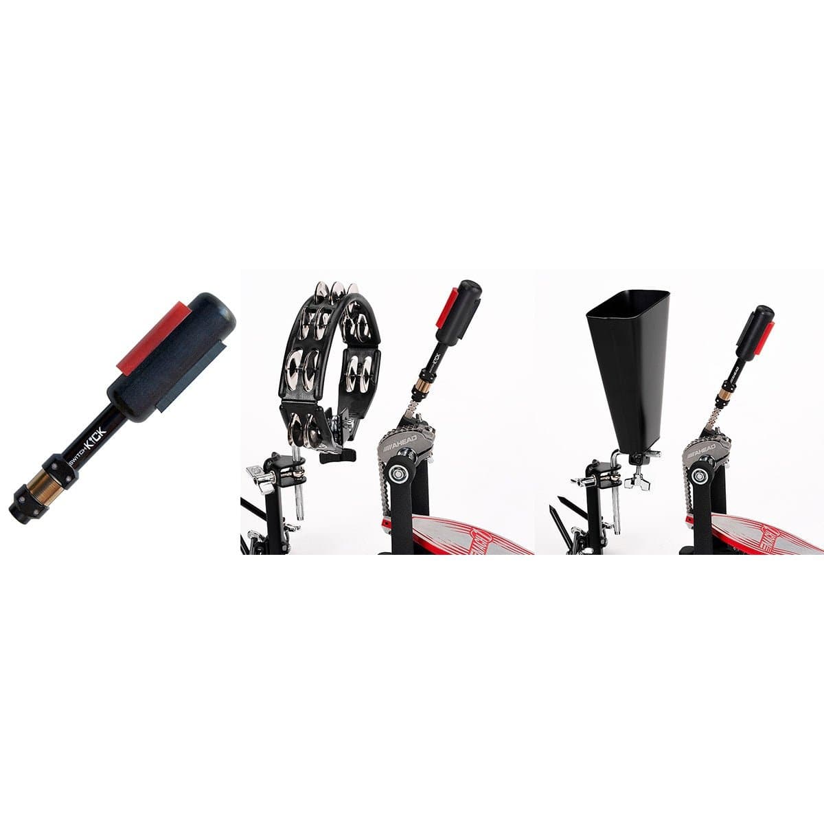 Ahead Switch Kick Two-Way Cowbell/Tambourine Beater