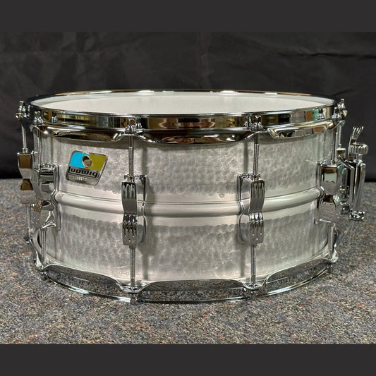 Used Ludwig Acrolite Hammered Snare Drum 14x6.5