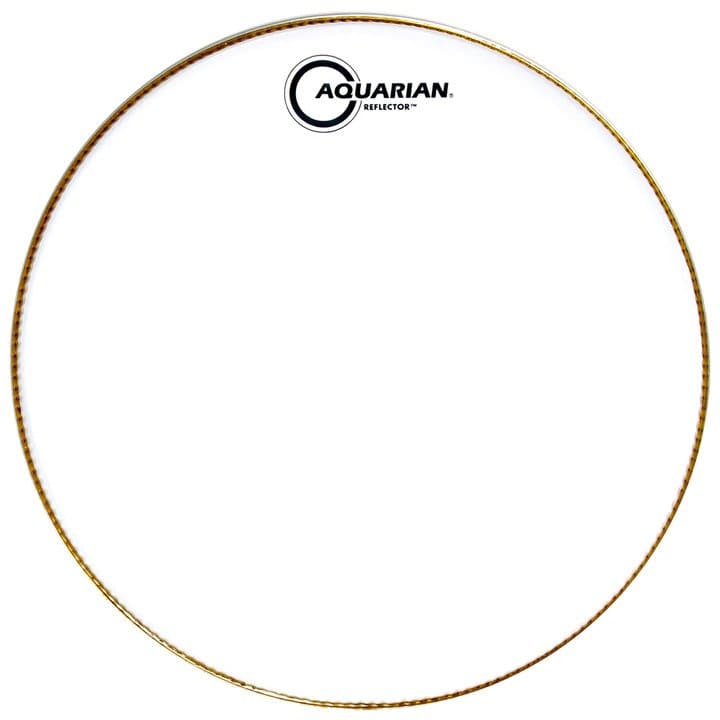 Aquarian Ice White Reflector Superkick Bass Drum Head 16"