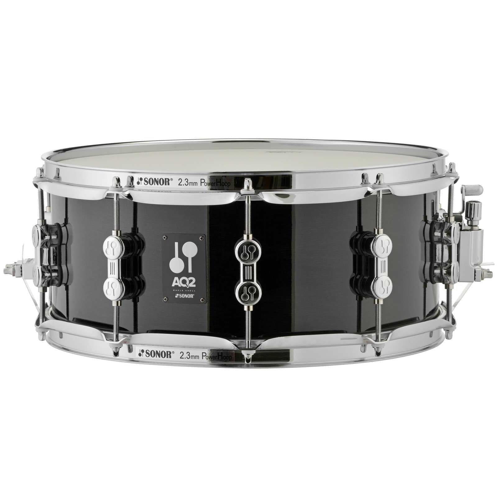 Sonor AQ2 Maple Snare Drum 14x6 Transparent Black