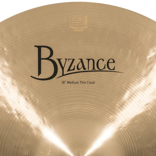 Meinl Byzance Traditional Medium Thin Crash Cymbal 18