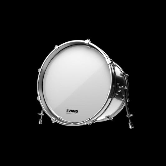 Evans EQ3 Resonant Bass Drum Head w/No Port 26 Smooth White