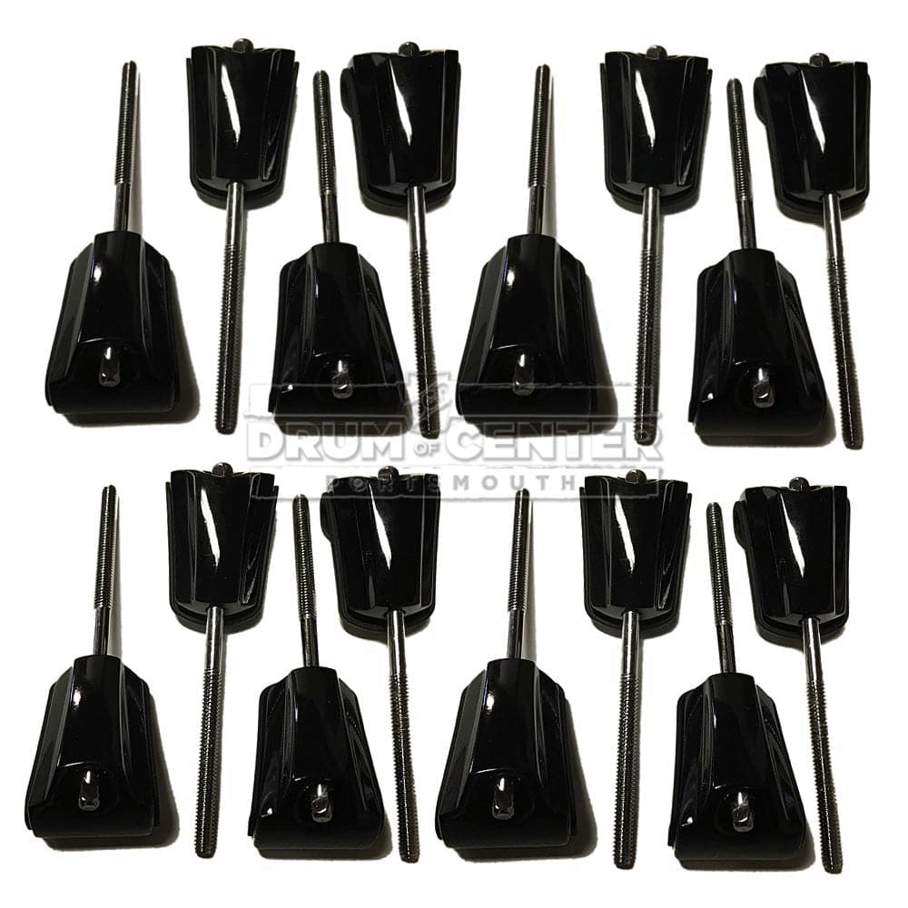 Pearl BDCWAV16/B Bass Drum Claw/Tension Rod Set of 16 Black