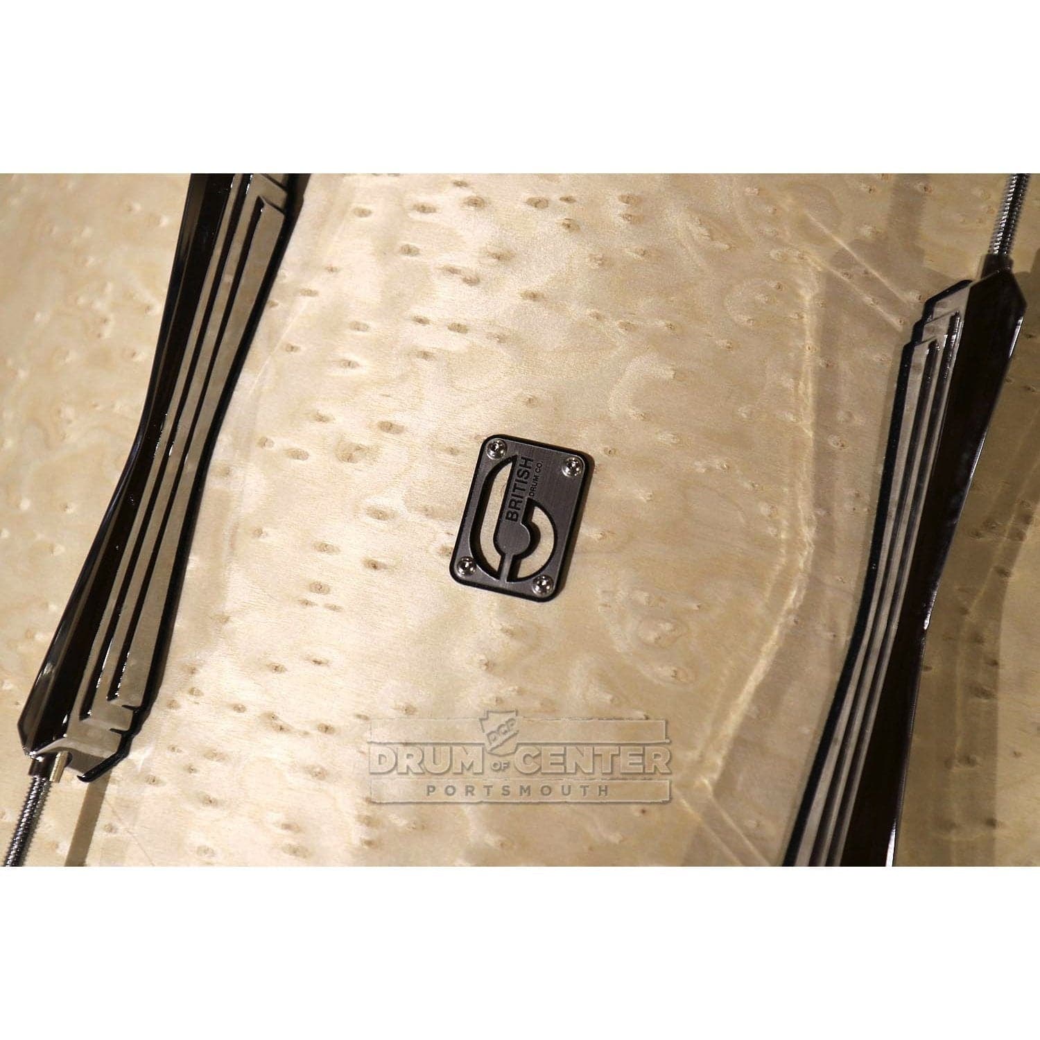 British Drum Company Lounge Series Club 3pc Drum Set 12/16/22 - Wiltshire White