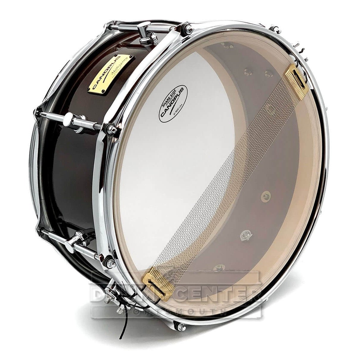 Canopus Mahogany Snare Drum 14x6.5 Gloss Black