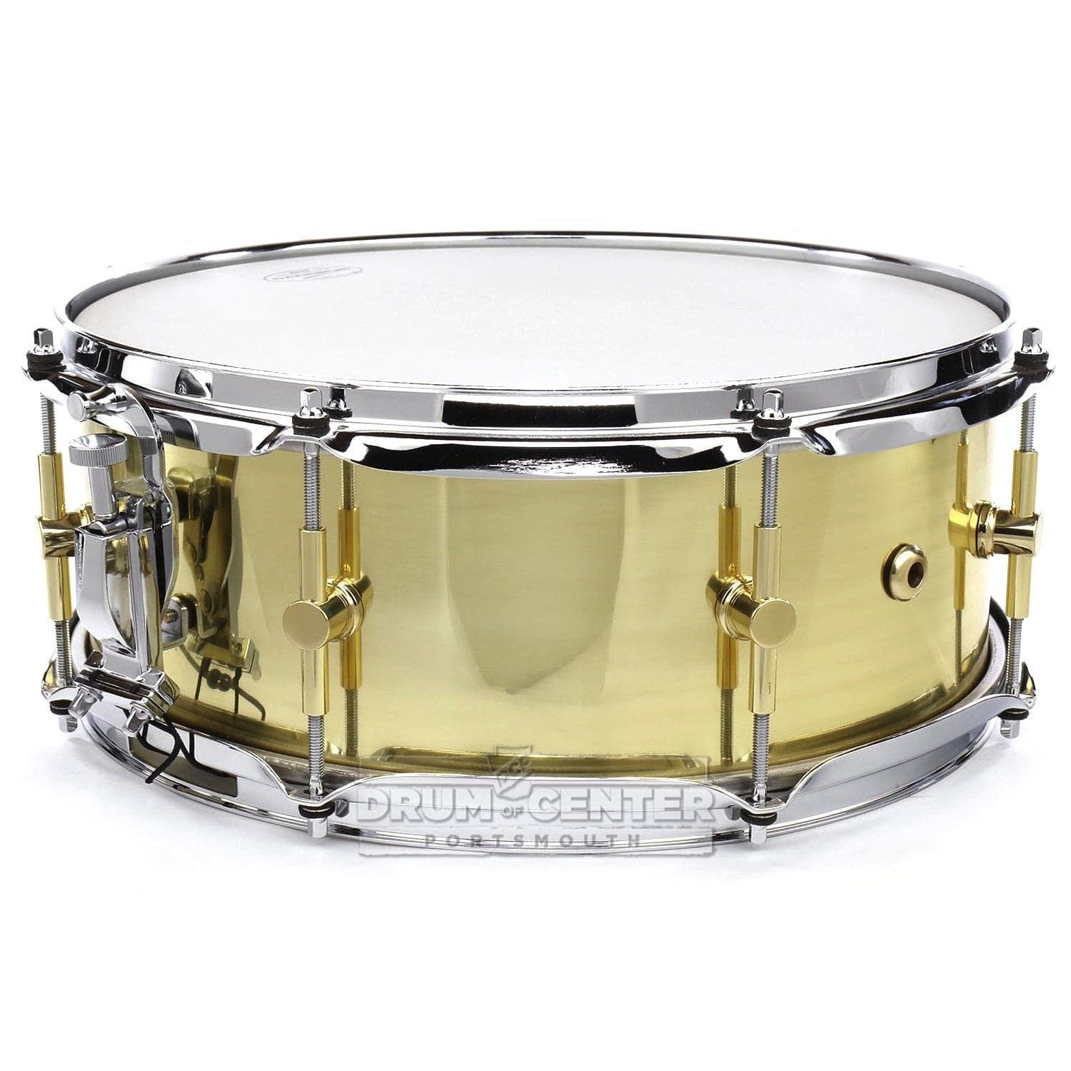 Canopus 'The Brass' Snare Drum 14x5.5 w/ Flanged Hoops